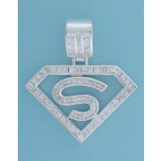 SPC CZ SET SUPER S PENDANT-BLING       =