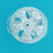 SPC CZ SET SPINNING HUBCAP RING-BLING