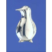 SPC POLISHED LARGE PENGUIN BROOCH      =