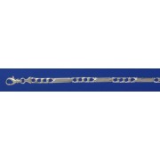 SPC SQUARE CURB  AND BAR BRACELET