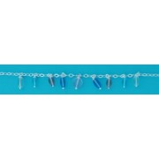 SPC BLUE/PINK CRYSTAL BRACELET         =