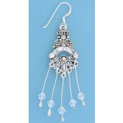 SPC CLEAR CRYSTAL DROP EARRINGS
