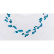 SPC TQ.PEBBLES FANCY BAR NECKLACE