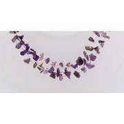 SPC TUBES/AMETHYST CHIPS CHAIN