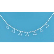 SPC BEAD CHAIN WITH HANGING TRIANGLES