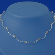 SPC 16in BENT BAR CHAIN WITH DIAMONTES