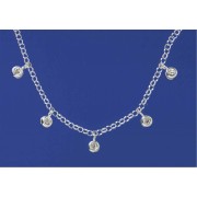 SPC 16" BELCHER CHAIN/CRYSTAL SET DROPS
