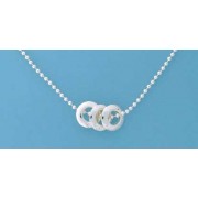 SPC 16" BEAD CHAIN WITH THREE RINGS