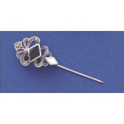 SPC ONYX/MARCASITE STICKPIN            =