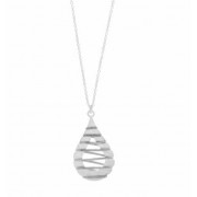 SPC FANCY TEARDROP PENDANT/16"CHAIN