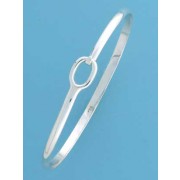 SPC 12x9mm OVAL TOP D SECT.CLIP BANGLE =