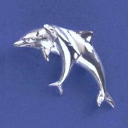 SPC DOLPHINS BROOCH                    =