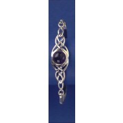 SPC 10mm ROUND AMETHYST CELTIC BANGLE  =