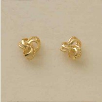 GWT SMALL PLAIN/ROPE KNOT STUDS