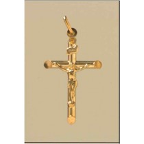 GWT 32x22mm HOLLOW TUBE CRUCIFIX SIZE 2