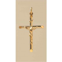 GWT 42x28mm HOLLOW TUBE CRUCIFIX SIZE 3