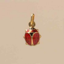 GWT ENAMELLED LADYBIRD CHARM