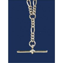 SWT 18in OXIDISED FIGARO ALBERT CHAIN  -