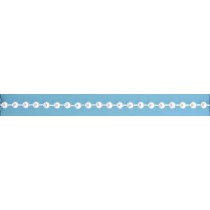 414 5MM BEAD LINK 17" NECKLACE