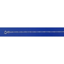 SWT 10" BEADED SNAKE CHAIN ANKLET