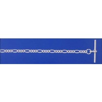 SWT 7in 3+1 FIGARO ALBERT BRACELET