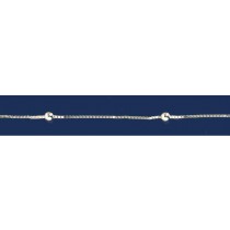 SWT 9-10" BOX AND BALL ANKLET