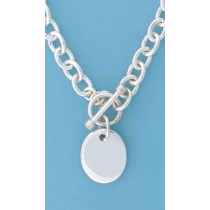 SWT 7mm TRACE TIF CHAIN WITH OVAL TAG