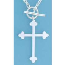 SWT GOTHIC CROSS 18" TIF CHAIN