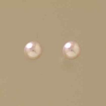 GPC 6mm CULTERED PEARL STUDS           =