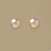 GPC 7mm CULTERED PEARL STUDS           =