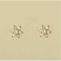 GPC CZ CLUSTER STUD EARRING