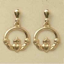 GPC CLADDAGH DROP EARRINGS