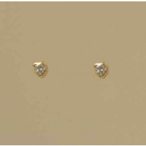 GPC 3MM RUB SET CZ HEART STUD