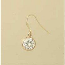 GPC 8mm CZ DROP EARRINGS