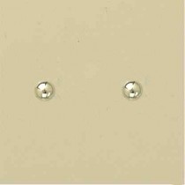 GPC 4MM WHITE GOLD BALL STUDS          =