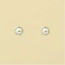 GPC 5mm WHITE GOLD BALL STUD           =