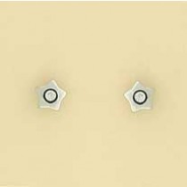 GPC 2mm CZ SET 6mm WHITE STAR STUDS    =