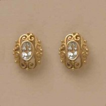 GPC OVAL CZ FANCY STUDS