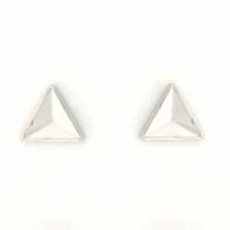 GPC WHITE 10mm CONCAVE TRIANGLE STUDS