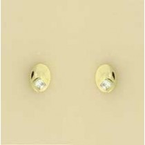 GPC SQ CZ SET 7x5mm OVAL STUD          =