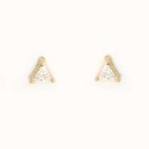GPC 5mm TRIANGULAR CLAW SET CZ STUDS   =