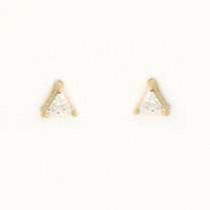 GPC 5mm TRIANGULAR CLAW SET CZ STUDS   =