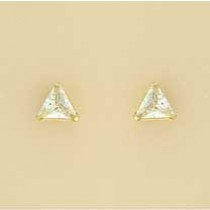 GPC 6mm TRIANGULAR CLAW SET CZ STUDS   =