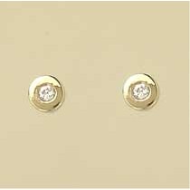 GPC 7mm STUDS WITH 4mm CZ STONES       =