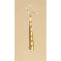 GPC LARGE HOLLOW DROP EARRING          =