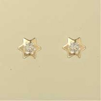 GPC 8mm CZ SET STAR STUD               =