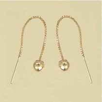 GPC BALL PULL THRU EARRINGS