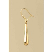 GPC 25mm POLISHED BOMB DROP EARRINGS