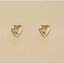 GPC PLAIN 7MM HEART STUD               =