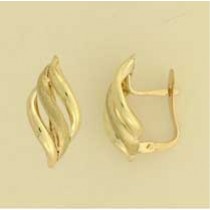 GPC TWO TONE 3 ROW WAVY STUDS